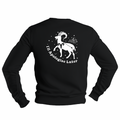 Aries Glow in the Dark Jumper – Custom Zodiac Sweatshirt | Black 350GSM Astrology Gift