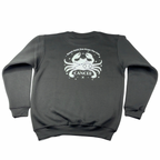 Cancer Glow in the Dark Jumper – Custom Zodiac Sweatshirt | Black 350GSM Astrology Gift