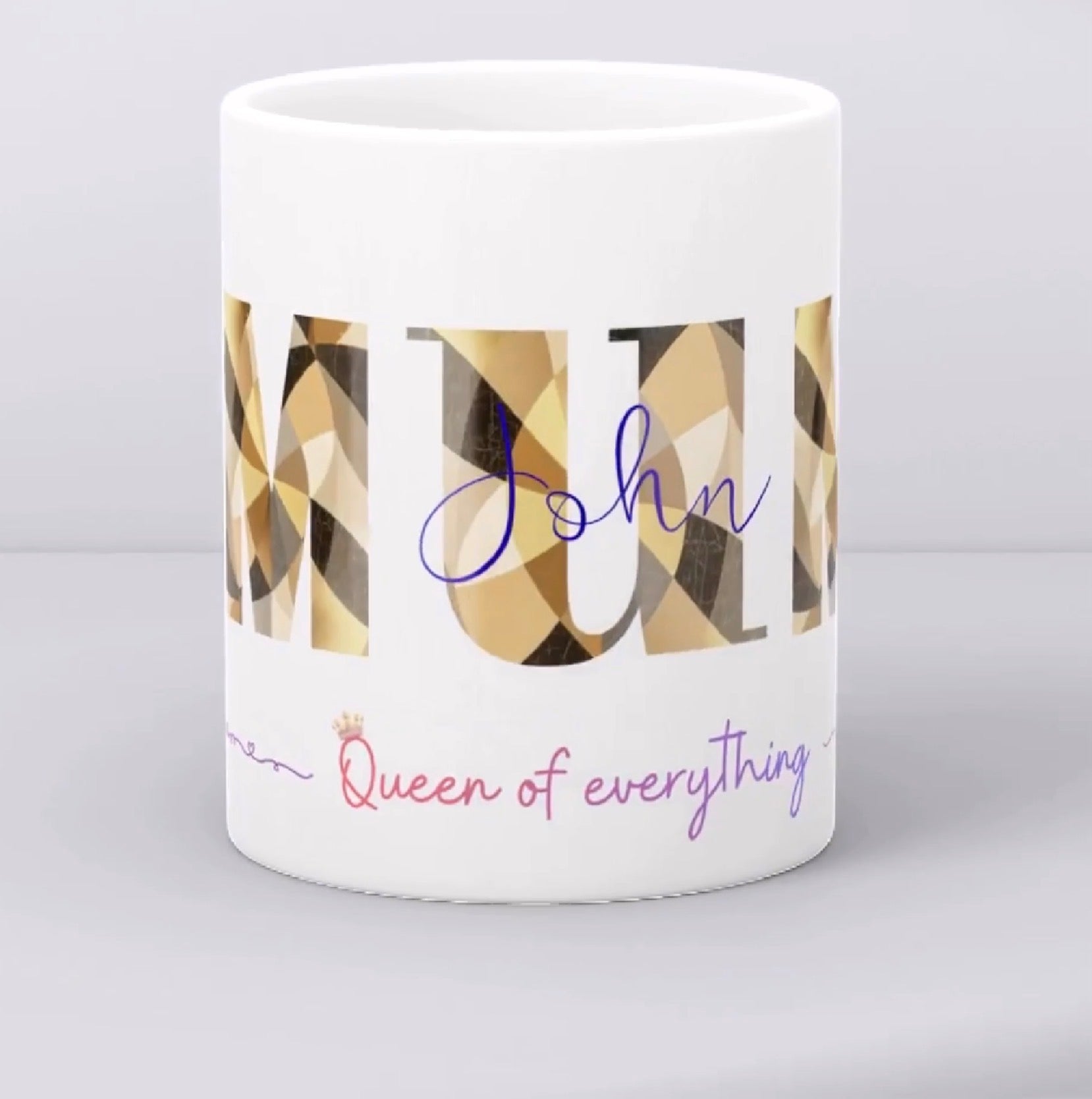 Personalised MUM Mug with Children's Names | Custom Mother's Day Mug