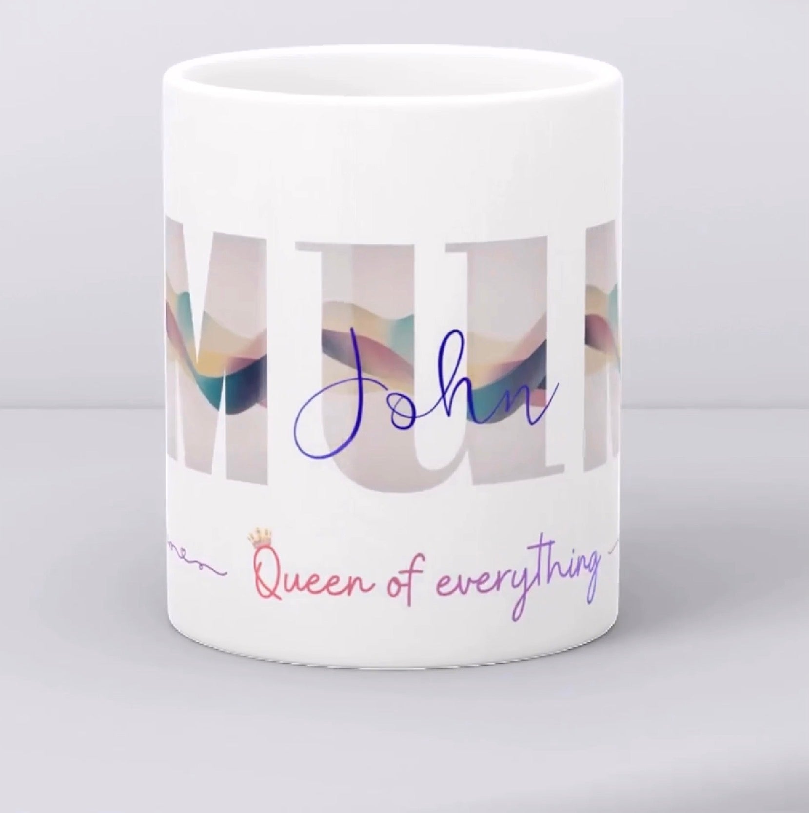 Personalised MUM Mug with Children's Names | Custom Mother's Day Mug