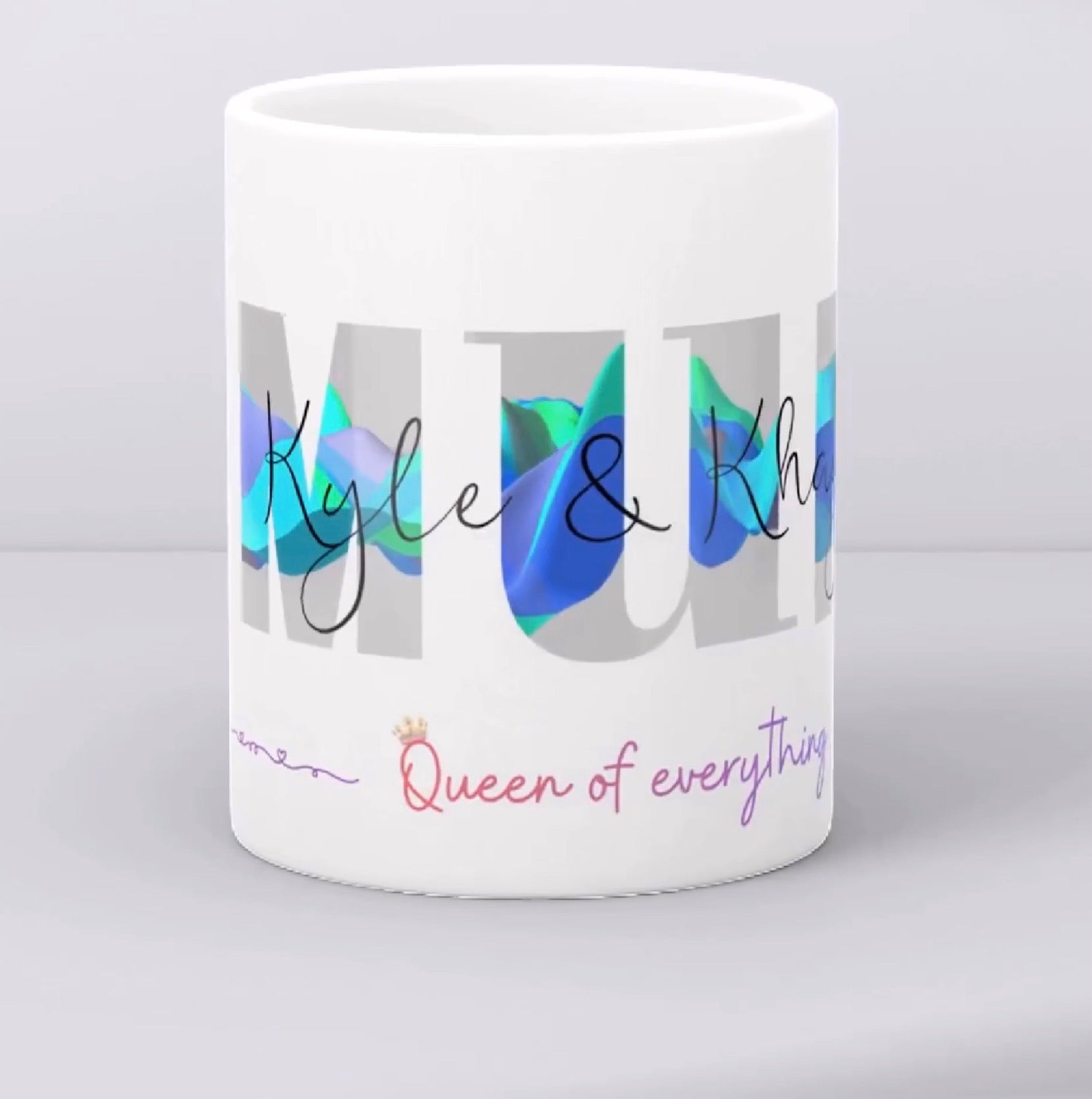 Personalised MUM Mug with Children's Names | Custom Mother's Day Mug