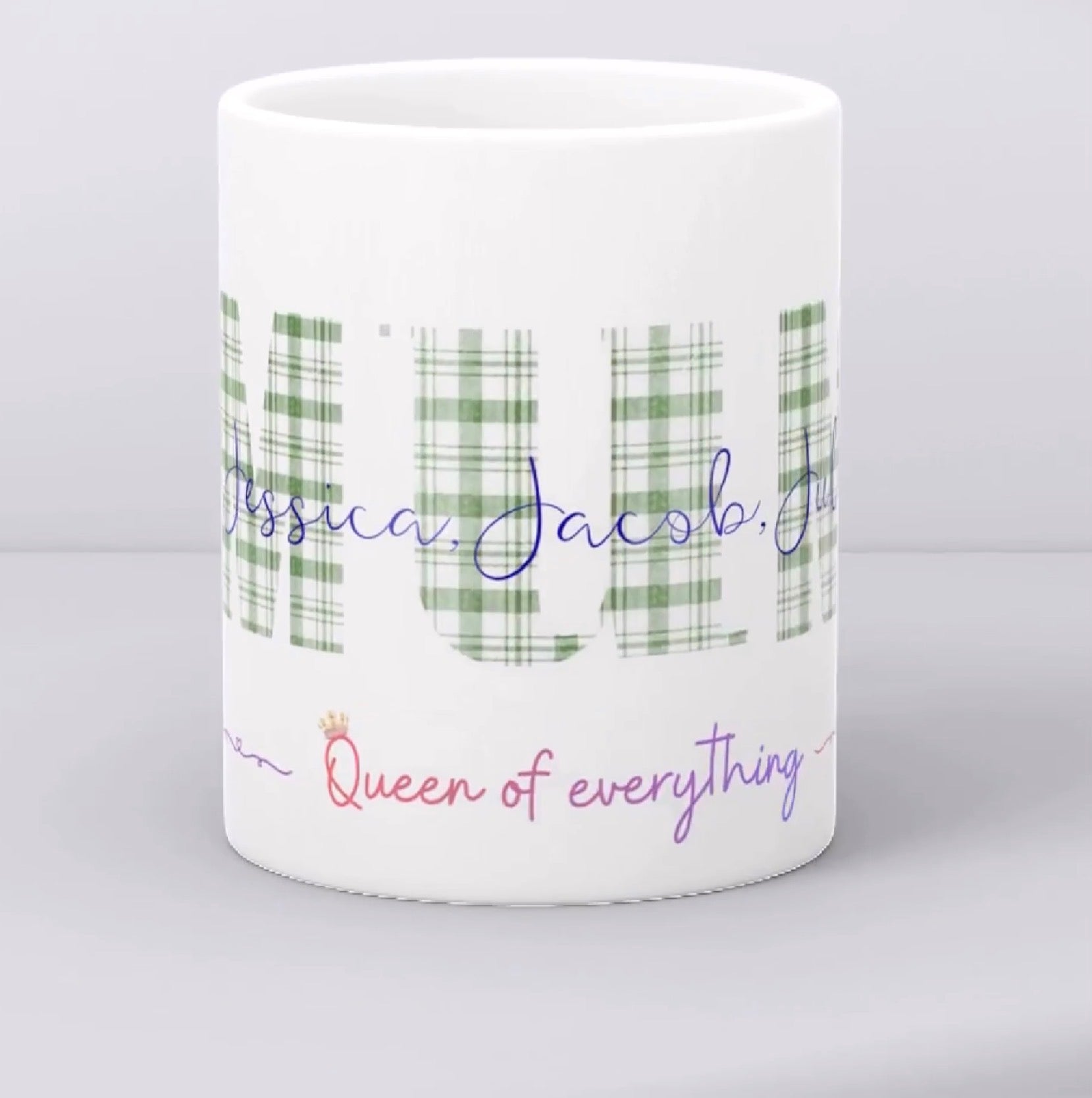Personalised MUM Mug with Children's Names | Custom Mother's Day Mug