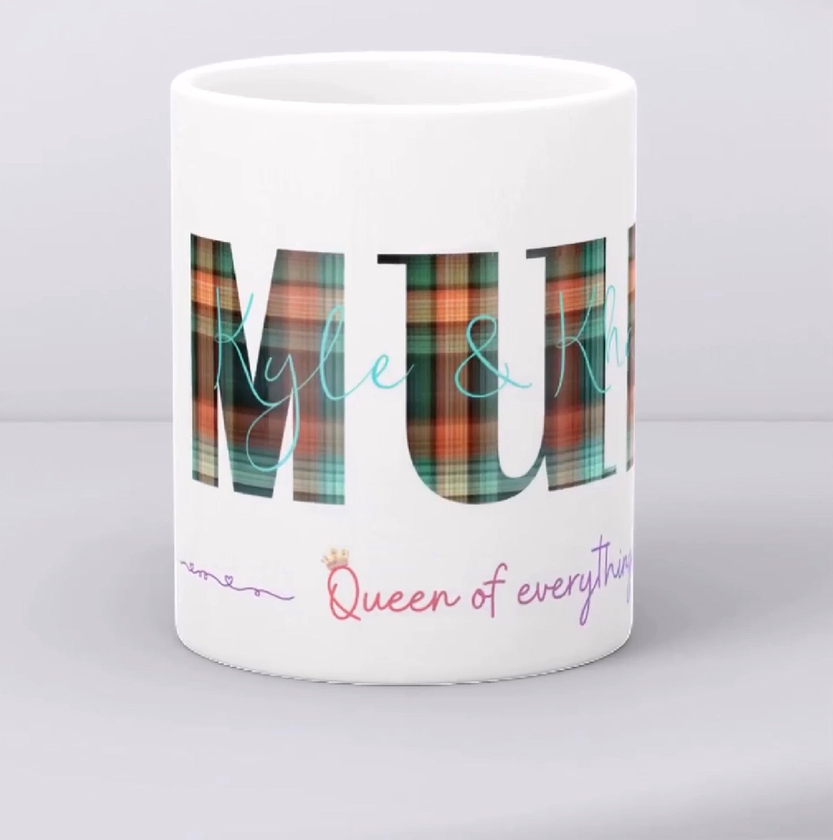 Personalised MUM Mug with Children's Names | Custom Mother's Day Mug