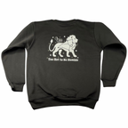 Leo Glow in the Dark Jumper – Custom Zodiac Sweatshirt | Black 350GSM Astrology Gift