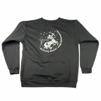 Sagittarius Glow in the Dark Jumper – Custom Zodiac Sweatshirt | Black 350GSM Astrology Gift