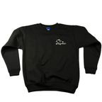 Aquarius Glow in the Dark Jumper – Custom Zodiac Sweatshirt | Black 350GSM Astrology Gift