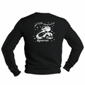 Aquarius Glow in the Dark Jumper – Custom Zodiac Sweatshirt | Black 350GSM Astrology Gift