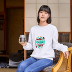 Personalised Mum Sweatshirt with Child’s Name | Custom Mother’s Day Gift | Botanical Mum Jumper