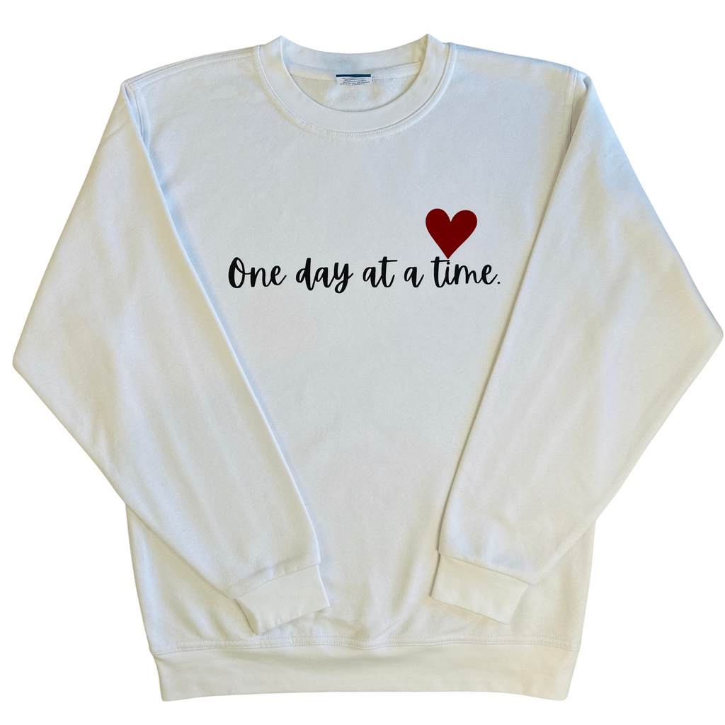 Personalised Minimalist Sweatshirt | Custom Back Text| Motivational Crewneck| Gift for Her| Aesthetic Sweatshirt