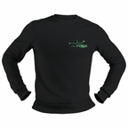 Virgo Glow in the Dark Jumper – Custom Zodiac Sweatshirt | Black 350GSM Astrology Gift