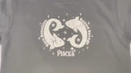 Pisces Glow in the Dark Jumper – Custom Zodiac Sweatshirt | Black 350GSM Astrology Gift