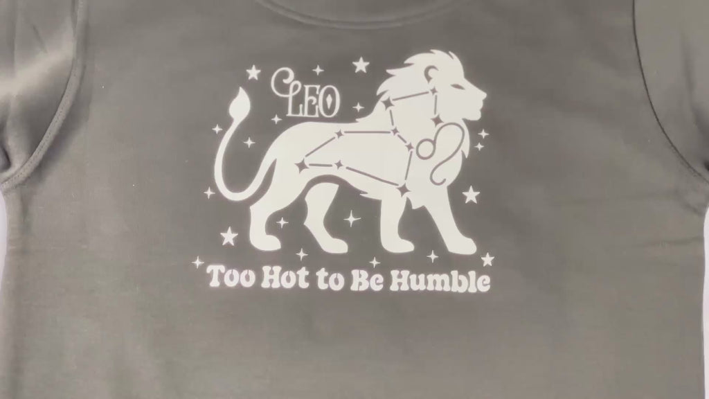 Leo Glow in the Dark Jumper – Custom Zodiac Sweatshirt | Black 350GSM Astrology Gift