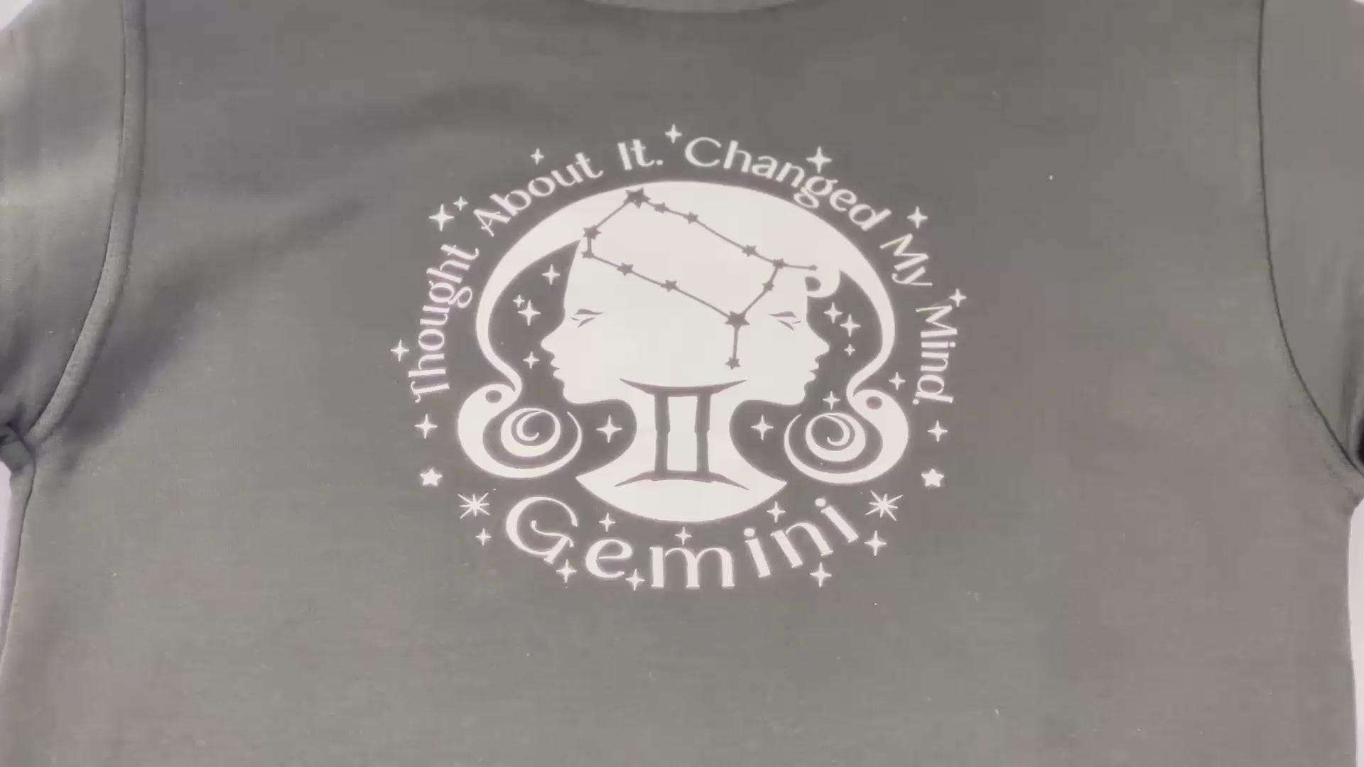 Gemini Glow in the Dark  Jumper – Custom Zodiac Sweatshirt | Black 350GSM Astrology Gift