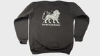 Leo Glow in the Dark Jumper – Custom Zodiac Sweatshirt | Black 350GSM Astrology Gift