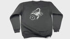 Scorpio Glow in the Dark Jumper – Custom Zodiac Sweatshirt | Black 350GSM Astrology Gift