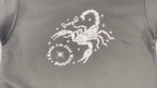 Scorpio Glow in the Dark Jumper – Custom Zodiac Sweatshirt | Black 350GSM Astrology Gift