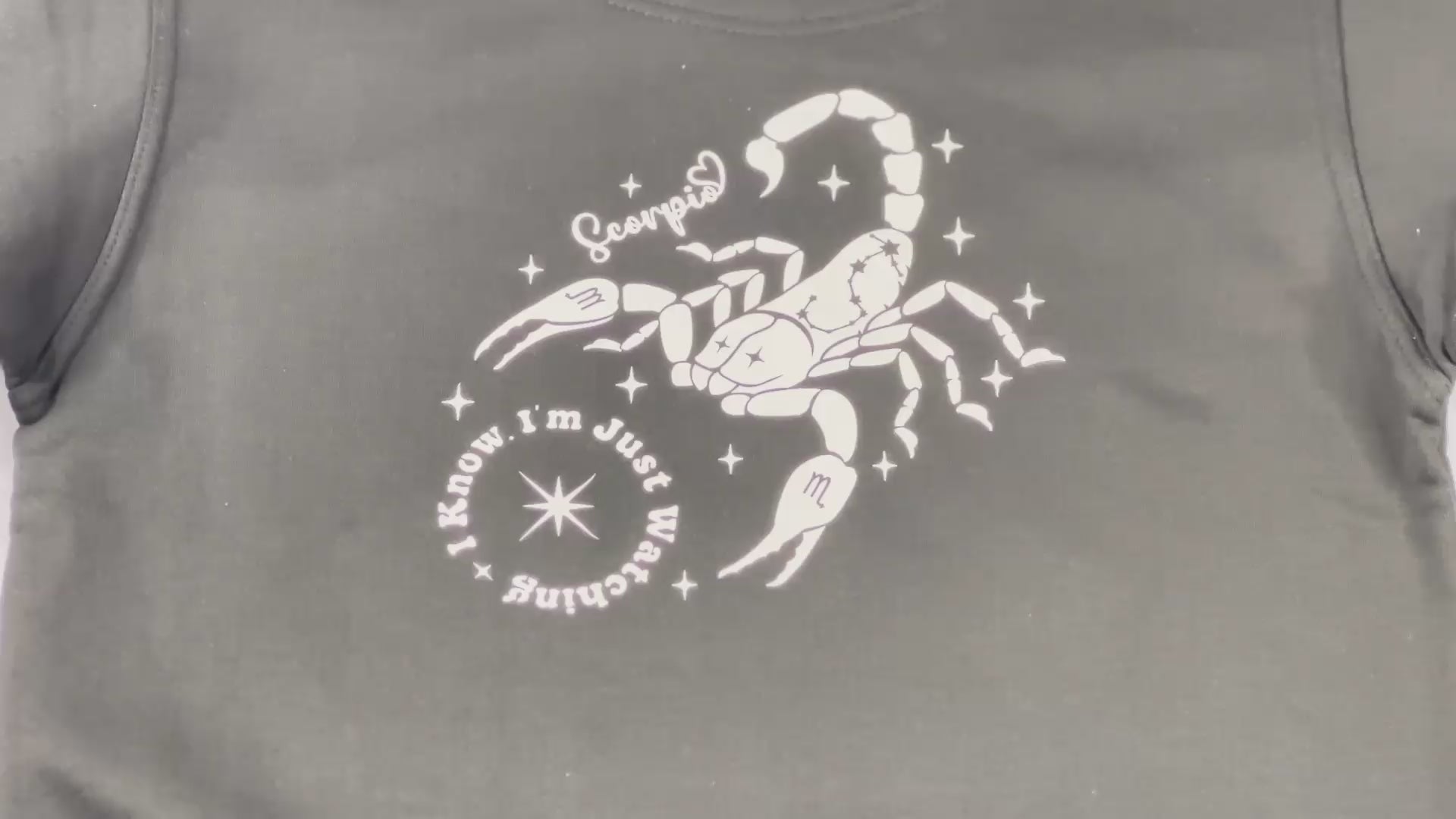 Scorpio Glow in the Dark Jumper – Custom Zodiac Sweatshirt | Black 350GSM Astrology Gift