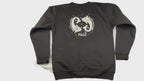 Pisces Glow in the Dark Jumper – Custom Zodiac Sweatshirt | Black 350GSM Astrology Gift